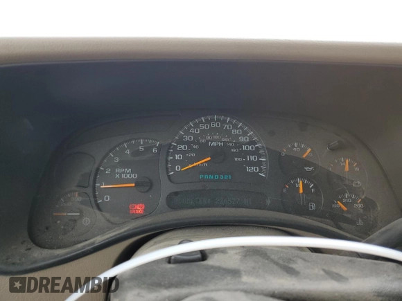 2004 GMC Sierra 2500HD SLE z VIN 1GTHK29U64E336548, wystawiony jako Copart lot #44979505 z przebiegiem 226 577 mil mil oraz Szkoda całkowita • Salvage title. Historia ofert i sprzedaży dostępna na DreamBid. Obrazek 9.