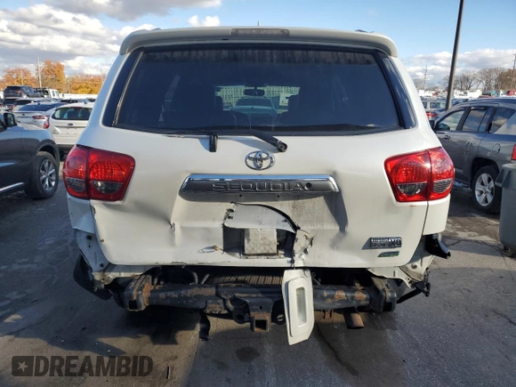 2014 Toyota Sequoia Platinum with VIN 5TDDW5G19ES096470, listed as a Copart auction lot 80758924 with 178,839 mi miles and Salvage Title. Bid and sale history available at carsss.com. Image 6.