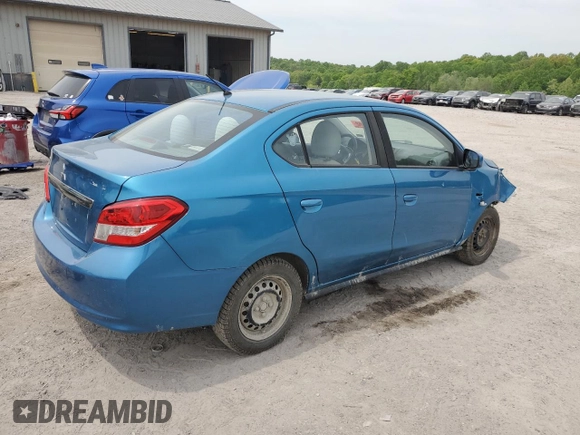 2020 Mitsubishi Mirage G4 ES with VIN ML32F3FJXLHF07752, listed as a Copart auction lot 53704634 with 62,154 mi miles. Bid and sale history available at carsss.com. Image 3.