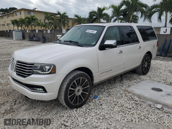 2015 Lincoln Navigator z VIN 5LMJJ3HT8FEJ07562, wystawiony jako Copart lot #46319455 z przebiegiem 183 138 mil mil oraz Czysty tytuł • Clean title. Historia ofert i sprzedaży dostępna na DreamBid. Obrazek 1.