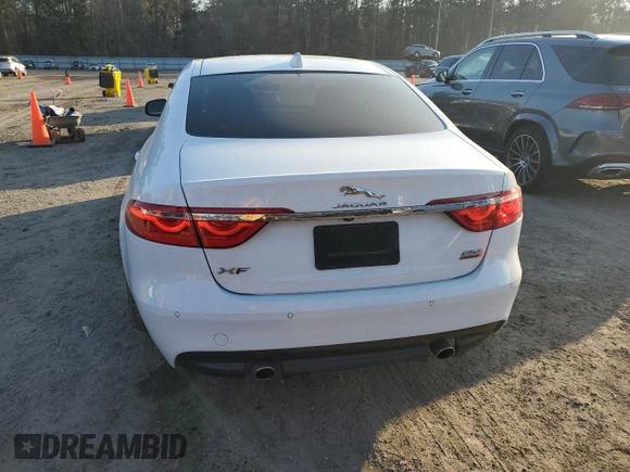 2019 Jaguar XF 25t Premium with VIN SAJBJ4FX4KCY81323, listed as a Copart auction lot 43764135 with 47,317 mi miles and Salvage Title. Bid and sale history available at carsss.com. Image 6.