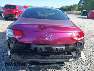 2018 Mercedes-Benz C with VIN WDDWJ4JB8JF695704, listed as a IAAI auction lot 41991929 with 35,573 mi miles. Bid and sale history available at carsss.com. Image 16.