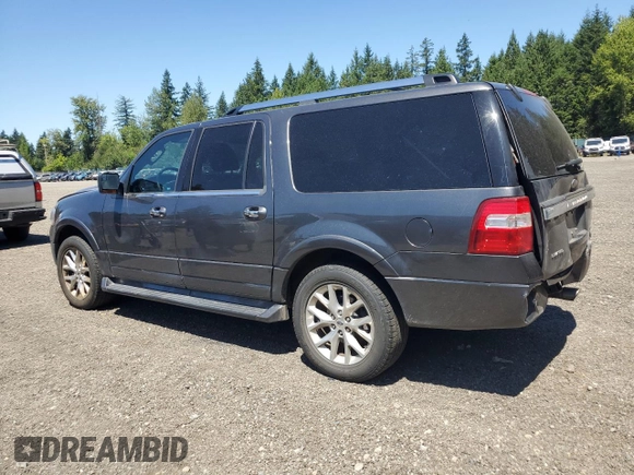 2017 Ford Expedition Max Limited с VIN 1FMJK2AT4HEA61428, выставлен на аукционе Copart как лот 65249955 с пробегом 123 021 миль миль и Списание • Salvage title. История ставок и продаж доступна на DreamBid. Изображение 2.