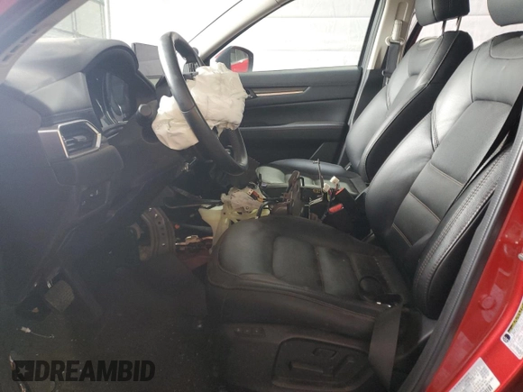 2021 Mazda CX-5 Grand Touring with VIN JM3KFBDM8M0434857, listed as a Copart auction lot 47286545 with Not Provided miles and Salvage Title. Bid and sale history available at DreamBid. Image 7.