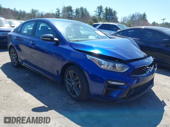 2020 Kia Forte GT-Line z VIN 3KPF34AD8LE190300, wystawiony jako IAAI lot #41994609 z przebiegiem 43 821 mil mil oraz . Historia ofert i sprzedaży dostępna na DreamBid. Obrazek 1.
