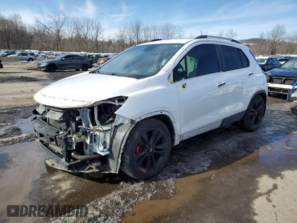 2018 Chevrolet Trax LT with VIN 3GNCJPSB7JL338914, listed as a Copart auction lot 46054505 with 39,960 mi miles and Salvage Title. Bid and sale history available at carsss.com. Image 1.