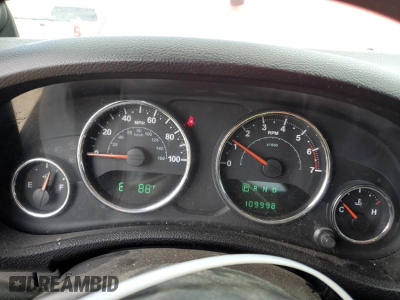 2012 Jeep Wrangler Sport with VIN 1C4AJWAG4CL278063, listed as a Copart auction lot 56313005 with 109,998 mi miles and Salvage title. Bid and sale history available at DreamBid. Image 9.