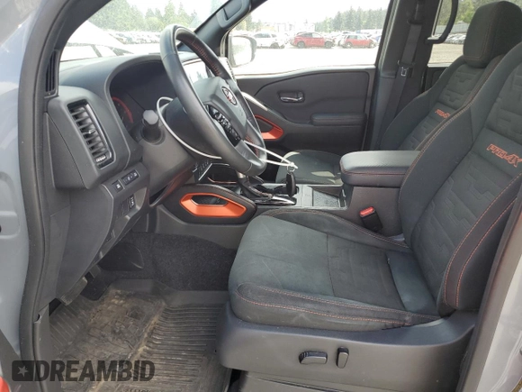 2023 Nissan Frontier SV with VIN 1N6ED1EKXPN610735, listed as a Copart auction lot 56197375 with 55,005 mi miles and Salvage title. Bid and sale history available at DreamBid. Image 7.