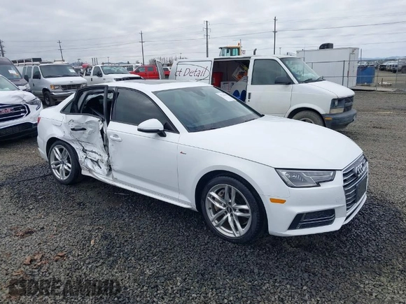 2017 Audi A4 Season of Audi Premium with VIN WAUDNAF48HN039739, listed as a IAAI auction lot 41744481 with 48,610 mi miles. Bid and sale history available at carsss.com. Image 1.