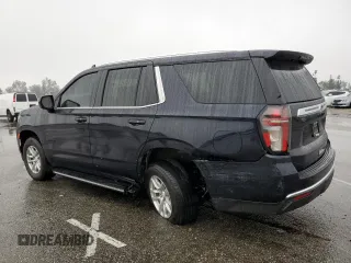 2023 Chevrolet Tahoe LS with VIN 1GNSCMED0PR286044, listed as a Copart auction lot 44389345 with 8,770 mi miles and Salvage title. Bid and sale history available at DreamBid. Image 2.