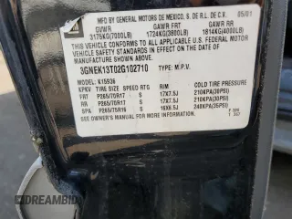 2002 Chevrolet Avalanche with VIN 3GNEK13T02G102710, listed as a Copart auction lot 65681794 with Not Provided miles and Clean Title. Bid and sale history available at carsss.com. Image 12.