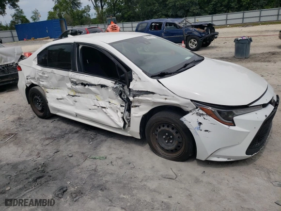 2020 Toyota Corolla LE with VIN JTDEPRAE1LJ104849, listed as a Copart auction lot 60614074 with 83,042 mi miles and Salvage Title. Bid and sale history available at carsss.com. Image 4.