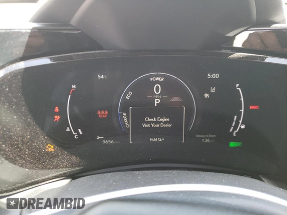 2022 Lexus NX 350h Luxury with VIN JTJHKCEZXN2005513, listed as a Copart auction lot 49705234 with 9,656 mi miles and . Bid and sale history available at DreamBid. Image 9.