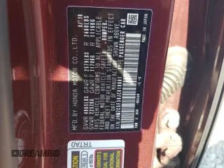 2018 Honda Clarity Plug-In Hybrid Touring with VIN JHMZC5F38JC018001, listed as a Copart auction lot 61747774 with 79,775 mi miles and Salvage Title. Bid and sale history available at carsss.com. Image 12.