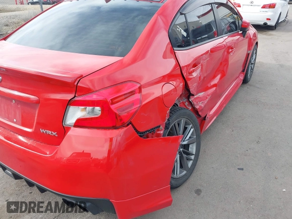 2016 Subaru WRX with VIN JF1VA1B65G9822492, listed as a IAAI auction lot 41500705 with 104,106 mi miles. Bid and sale history available at carsss.com. Image 6.