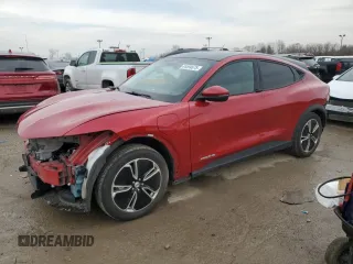 2021 Ford Mustang Mach-E Select with VIN 3FMTK1SS1MMA36483, listed as a Copart auction lot 44594675 with 43,297 mi miles and Salvage Title. Bid and sale history available at DreamBid. Image 1.