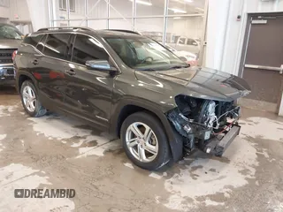 2018 GMC Terrain SLE with VIN 3GKALMEX5JL225774, listed as a IAAI auction lot 41727085 with 99,821 mi miles and . Bid and sale history available at carsss.com. Image 1.