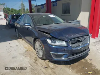 2017 Lincoln MKZ Reserve with VIN 3LN6L5F95HR602243, listed as a IAAI auction lot 41804176 with 35,555 mi miles. Bid and sale history available at carsss.com. Image 1.