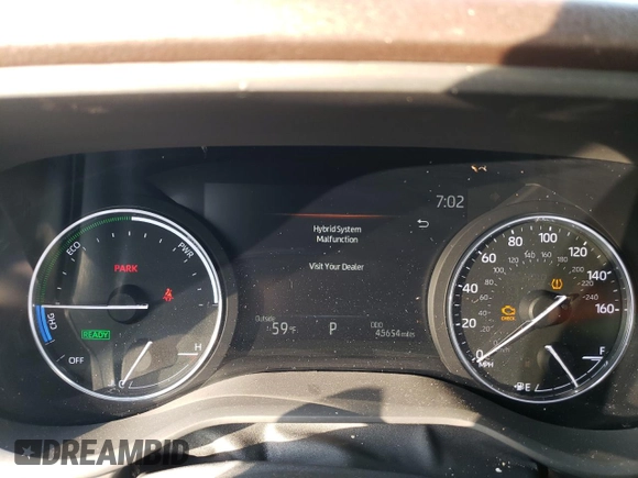 2023 Toyota Sienna Platinum with VIN 5TDESKFC5PS079072, listed as a Copart auction lot 53603985 with 45,654 mi miles and Salvage Title. Bid and sale history available at DreamBid. Image 9.