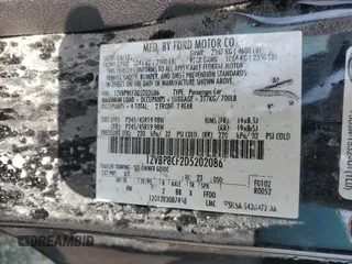 2013 Ford Mustang GT with VIN 1ZVBP8CF2D5202086, listed as a Copart auction lot 52985025 with 83,074 mi miles and Salvage Title. Bid and sale history available at DreamBid. Image 12.
