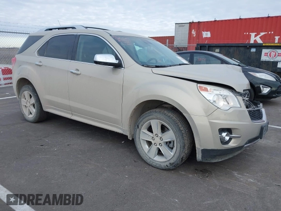 2012 Chevrolet Equinox LTZ with VIN 2GNFLGEK0C6316974, listed as a IAAI auction lot 41300543 with 107,092 mi miles. Bid and sale history available at carsss.com. Image 1.