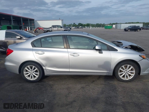 2012 Honda Civic EX with VIN 19XFB2F81CE098044, listed as a IAAI auction lot 42064121 with 147,628 mi miles and . Bid and sale history available at DreamBid. Image 13.