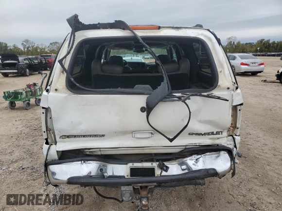 2002 Chevrolet Suburban LS with VIN 3GNEC16Z72G167647, listed as a Copart auction lot 83568164 with 0 mi miles and Salvage Title. Bid and sale history available at carsss.com. Image 6.
