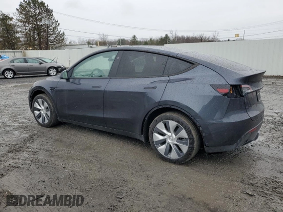 2024 Tesla Model Y Long Range with VIN 7SAYGDEE6RA278636, listed as a Copart auction lot 48718085 with 21,349 mi miles and Salvage Title. Bid and sale history available at DreamBid. Image 2.