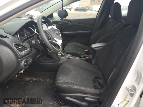 2015 Dodge Dart SXT with VIN 1C3CDFBB2FD306593, listed as a Copart auction lot 58909445 with 131,018 mi miles and Salvage title. Bid and sale history available at DreamBid. Image 7.