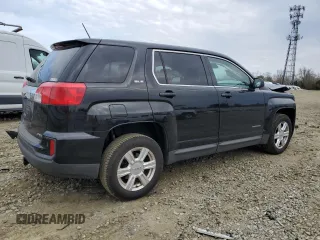 2016 GMC Terrain SLE with VIN 2GKFLSEK6G6262666, listed as a Copart auction lot 50345275 with 93,227 mi miles and Salvage Title. Bid and sale history available at DreamBid. Image 3.
