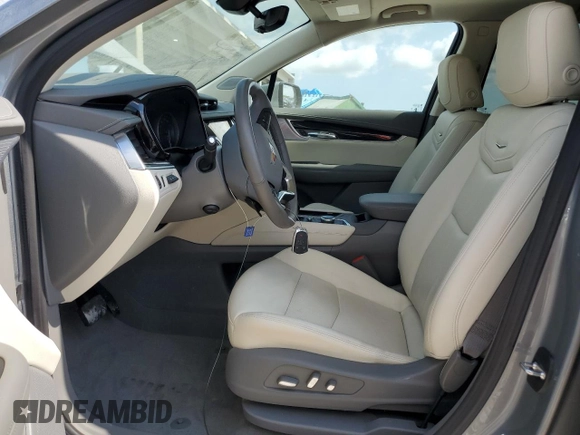 2024 Cadillac XT6 FWD Premium Luxury with VIN 1GYKPCRS1RZ715026, listed as a Copart auction lot 48817915 with 10,550 mi miles and Non Repairable. Bid and sale history available at carsss.com. Image 7.
