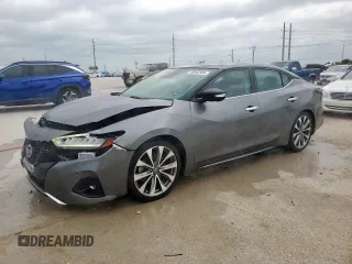 2020 Nissan Maxima Platinum with VIN 1N4AA6FV4LC383649, listed as a Copart auction lot 54942385 with 83,337 mi miles and Clean title. Bid and sale history available at DreamBid. Image 1.