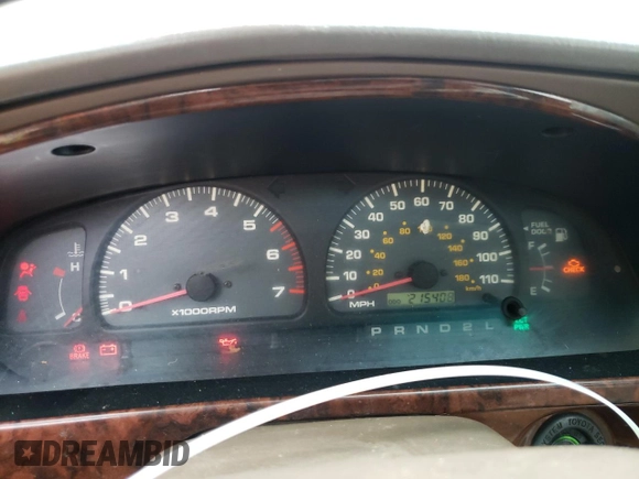 1999 Toyota 4Runner Limited z VIN JT3GN87R1X0100545, wystawiony jako Copart lot #57900635 z przebiegiem 215 408 mil mil oraz Szkoda całkowita • Salvage title. Historia ofert i sprzedaży dostępna na DreamBid. Obrazek 9.