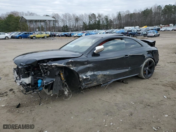 2012 Audi S5 Prestige with VIN WAUVVAFR3CA010472, listed as a Copart auction lot 42490315 with 185,352 mi miles and Salvage Title. Bid and sale history available at carsss.com. Image 1.