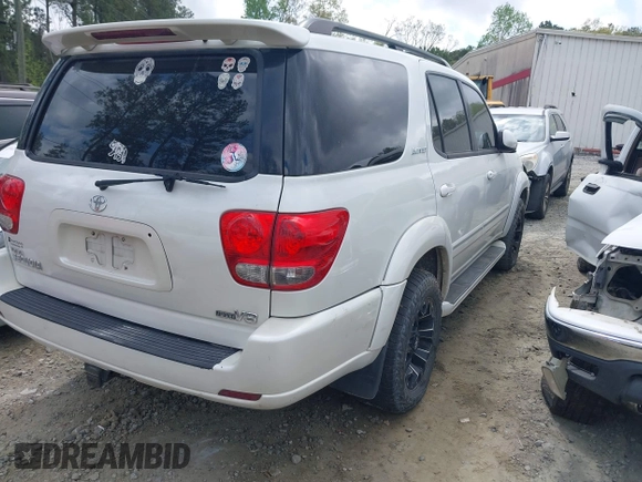 2006 Toyota Sequoia Limited with VIN 5TDZT38A46S269380, listed as a IAAI auction lot 41941588 with 285,464 mi miles and . Bid and sale history available at DreamBid. Image 4.