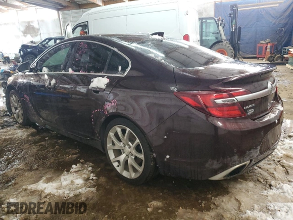 2017 Buick Regal GS with VIN 2G4GU5GX7H9189911, listed as a Copart auction lot 78504914 with 118,818 mi miles and Salvage Title. Bid and sale history available at DreamBid. Image 2.