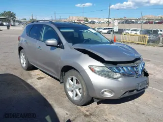 2009 Nissan Murano SL with VIN JN8AZ18W39W211281, listed as a IAAI auction lot 40254241 with 169,010 mi miles. Bid and sale history available at carsss.com. Image 1.