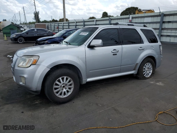 2010 Mercury Mariner Premier with VIN 4M2CN8HG3AKJ06165, listed as a Copart auction lot 50501905 with 229,937 mi miles and Salvage Title. Bid and sale history available at carsss.com. Image 1.
