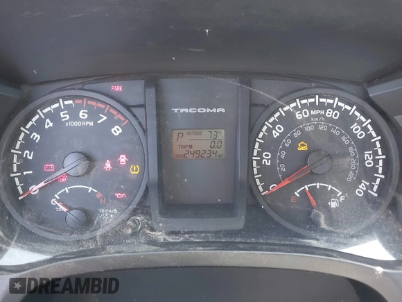 2016 Toyota Tacoma SR with VIN 5TFRX5GNXGX059320, listed as a IAAI auction lot 42084520 with 249,234 mi miles and . Bid and sale history available at DreamBid. Image 7.