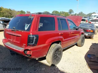 2004 Jeep Grand Cherokee Limited with VIN 1J4GW58N34C124515, listed as a IAAI auction lot 40602071 with 169,358 mi miles. Bid and sale history available at carsss.com. Image 4.