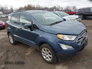 2022 Ford EcoSport SE with VIN MAJ6S3GL3NC469553, listed as a IAAI auction lot 41854545 with 40,339 mi miles and . Bid and sale history available at DreamBid. Image 1.