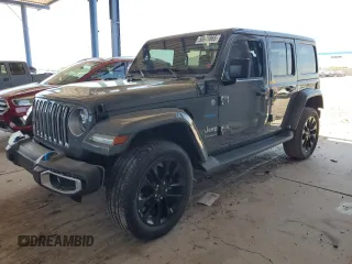 2022 Jeep Wrangler Unlimited Sahara с VIN 1C4JJXP67NW199010, выставлен на аукционе Copart как лот 58046865 с пробегом 48 052 миль миль и Списание • Salvage title. История ставок и продаж доступна на DreamBid. Изображение 1.