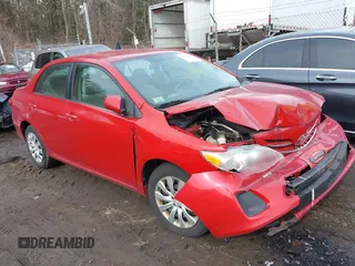2013 Toyota Corolla L with VIN 5YFBU4EE0DP215690, listed as a IAAI auction lot 41569097 with 162,820 mi miles. Bid and sale history available at carsss.com. Image 1.