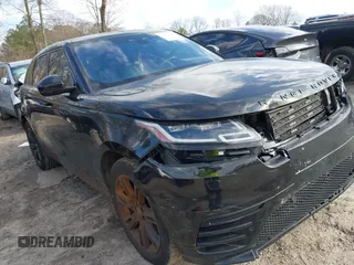 2021 Land Rover Range Rover Velar R-Dynamic S with VIN SALYT2EX7MA302826, listed as a IAAI auction lot 41582068 with 52,308 mi miles. Bid and sale history available at carsss.com. Image 1.