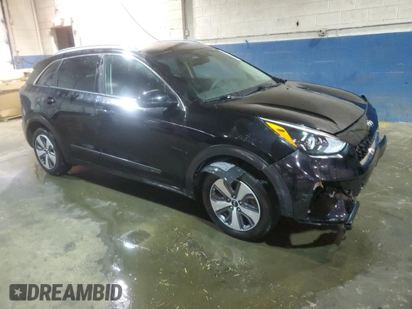 2021 Kia Niro LX with VIN KNDCB3LC1M5486275, listed as a Copart auction lot 84012494 with 25,425 mi miles and Salvage Title. Bid and sale history available at carsss.com. Image 4.