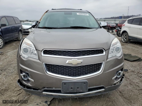 2012 Chevrolet Equinox LTZ with VIN 2GNALFEK0C6168460, listed as a Copart auction lot 45094945 with 49,829 mi miles and Salvage Title. Bid and sale history available at carsss.com. Image 5.