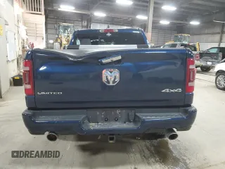 2020 Ram 1500 Limited with VIN 1C6SRFHT3LN147234, listed as a Copart auction lot 53743285 with Not provided miles and Salvage title. Bid and sale history available at DreamBid. Image 6.