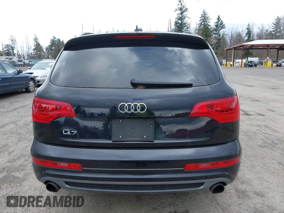 2013 Audi Q7 3.0T S line Prestige with VIN WA1DGAFE9DD015594, listed as a IAAI auction lot 41795868 with 123,525 mi miles. Bid and sale history available at carsss.com. Image 16.