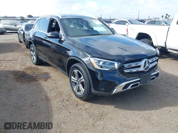 2020 Mercedes-Benz GLC 300 with VIN WDC0G8DB7LF718775, listed as a IAAI auction lot 41807370 with 59,120 mi miles and . Bid and sale history available at DreamBid. Image 1.
