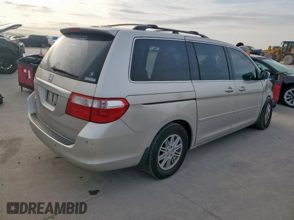 2006 Honda Odyssey TOURING with VIN 5FNRL38806B076550, listed as a Copart auction lot 50841395 with 224,573 mi miles and Salvage Title. Bid and sale history available at carsss.com. Image 3.